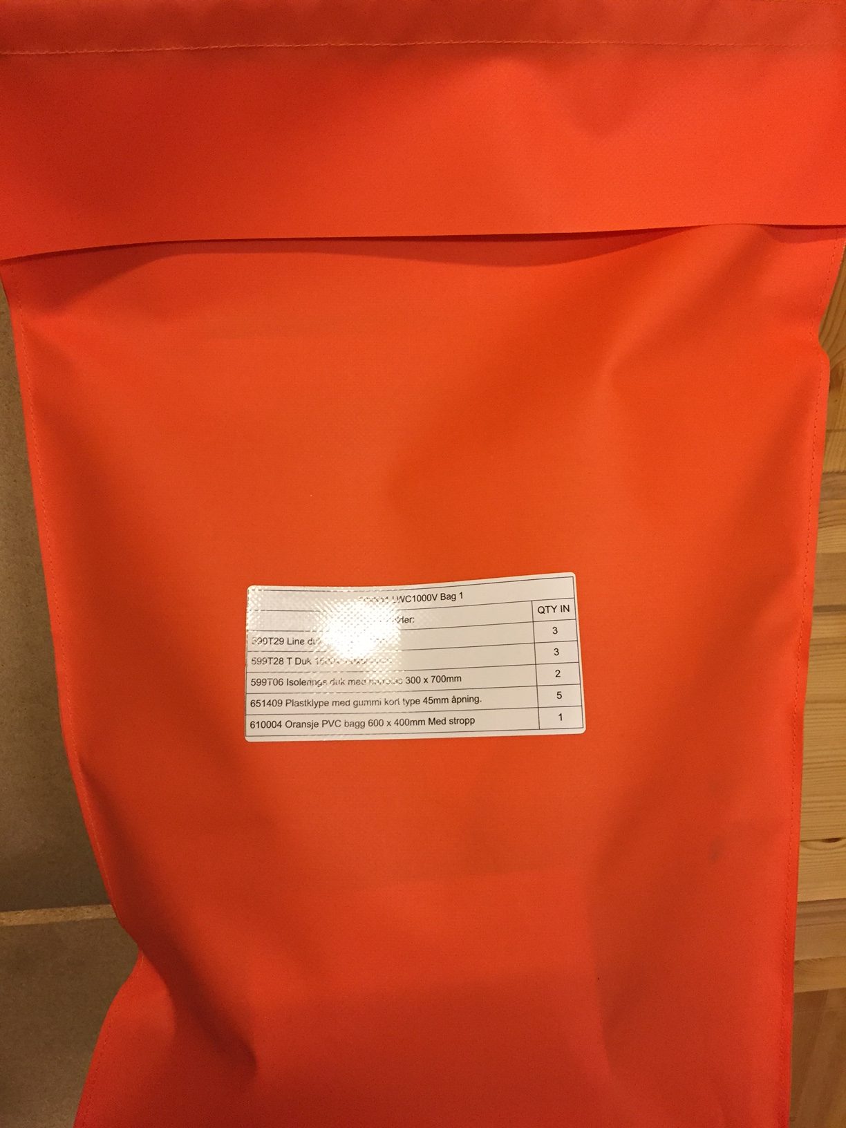 Bag for isolasjonsduker